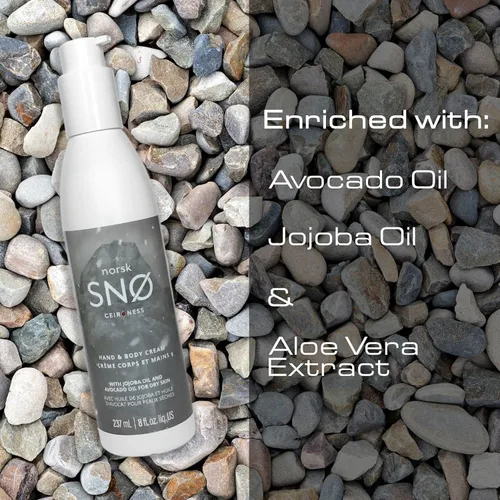 Vista 4 de Geir Ness NORSK SNØ Crema para manos y cuerpo - Loción para piel seca - Hidratante profundo de un solo uso con aceites esenciales