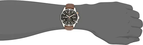 Vista 2 de Fossil de los hombres ch2944Wakefield Chronograph Reloj con correa de piel color café