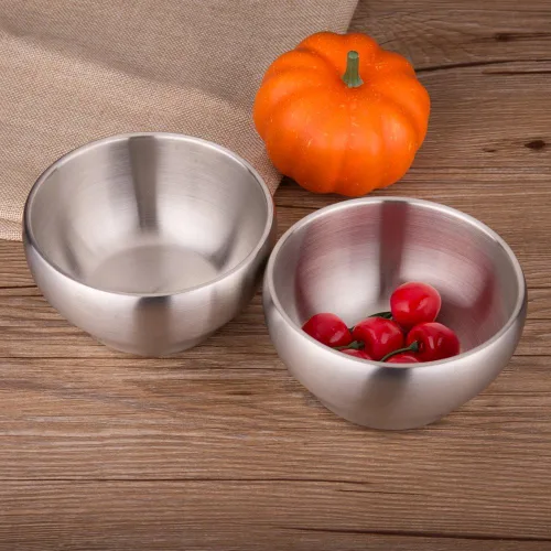 Vista 5 de IMEEA Tazón Aislado para Helado de 15 oz de Pared Doble de Acero Inoxidable SUS304 para Sopa, Cereal, Juego de 2