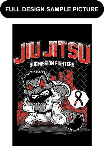 Vista 6 de Submission Fighters Interior Sublimado Pro Brazilian Jiu Jitsu BJJ Kimono Gi Uniforme Unisex Cinturón incluido