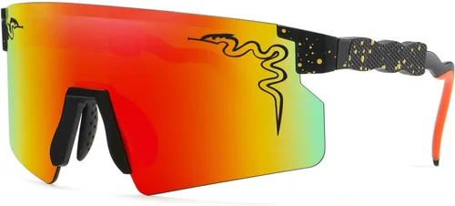 Vista 7 de Dos tamaños de gafas de sol para adultos y jóvenes, niños y niñas, UV400, para hombres y mujeres, para ciclismo, actividades al aire libre