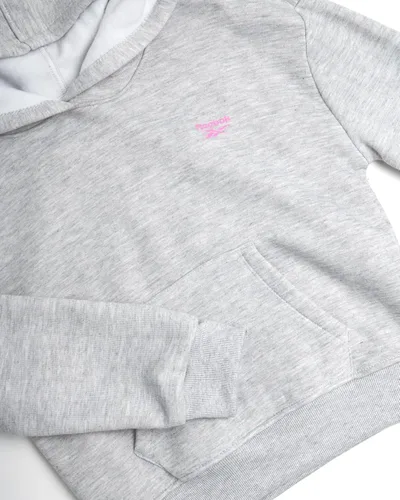 Vista 3 de Reebok Conjunto deportivo para niña, sudadera con capucha y pantalones deportivos de 2 piezas, conjunto deportivo para niñas (4-12)