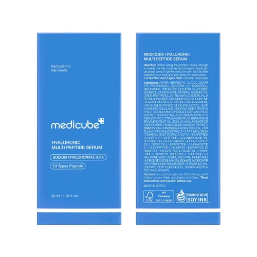 Vista 8 de medicube Suero de Péptidos Múltiples Hialurónicos PDRN para un Rostro Luminoso y Calmante Suero Facial Radiante Hidratante y Ligero para Todo Tipo