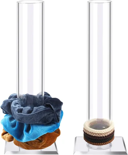 Vista 7 de OAOLEER 2 soportes para coletero, organizador de joyas transparente para regalos de adolescentes y mujeres, el organizador de exhibición perfecto