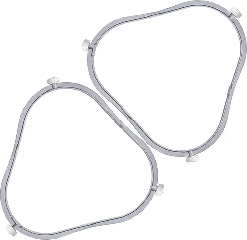 Vista 7 de Anillo de soporte de plato giratorio de microondas W11252182 de 7.48 pulgadas para Whirlpool con rodillos, 8206227 para horno de microondas, bandeja