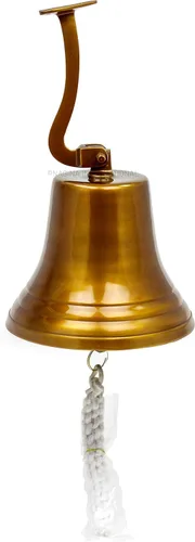 Vista 13 de Navy's Nautical Ship - Campana de aluminio fundido de alta calidad Regalos de decoración de guardería Nagina International