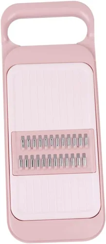Vista 6 de SHOWERORO Rallador grueso multifunción con caja, rallador de zanahoria de mano y triturador de verduras para cocina para cepillado de frutas