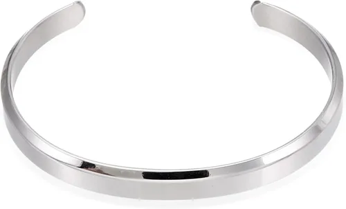 Vista 7 de Pulsera ajustable de acero inoxidable para mujer, color oro/plata/negro
