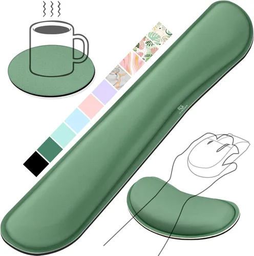Vista 34 de Gimars Reposamuñecas para mouse, soporte de muñeca Pop It Fidget para aliviar la presión del mouse, almohadilla ergonómica de espuma viscoelástica