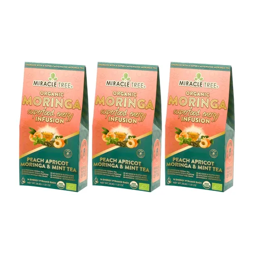 Vista 30 de Miracle Tree 's Energizing Moringa Infusion - Chai Mezcla súper cafeína Alternativa de café saludable, perfecta para concentrarse Certificado