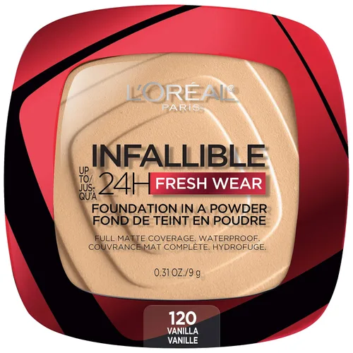 Vista 14 de L'Oréal Paris Infallible - Base de maquillaje en polvo, 24 horas de uso, impermeable, ámbar profundo, paquete de 3