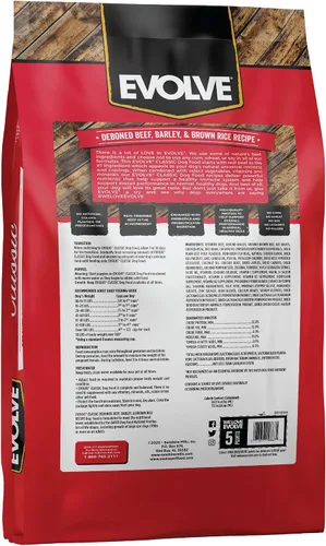 Vista 14 de Evolve Pet Food Classics Receta de carne deshuesada, cebada y bisonte, 3.5 libras
