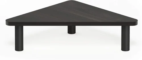 Vista 5 de Furinno Turn-N-Tube - Elevador de monitor para monitor, elevador de monitor de esquina triangular de 19.6 pulgadas de ancho, soporte para Espresso