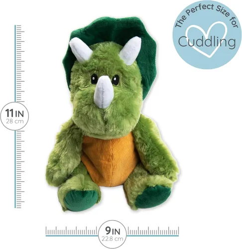 Vista 5 de 1i4 Group Dino Dinosaur - Peluche de Dinosaurio Microondable y con Peso - Peluche Calentado para Calor - Peluche Lindo, Suave y Acogedor
