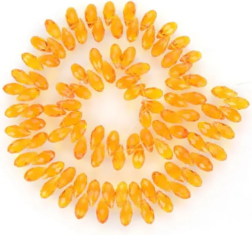 Vista 12 de 200pcs Checa 0.472 in Lágrima facetada Briolette Cristal Perlas Colgante de gota a granel Amatista Púrpura