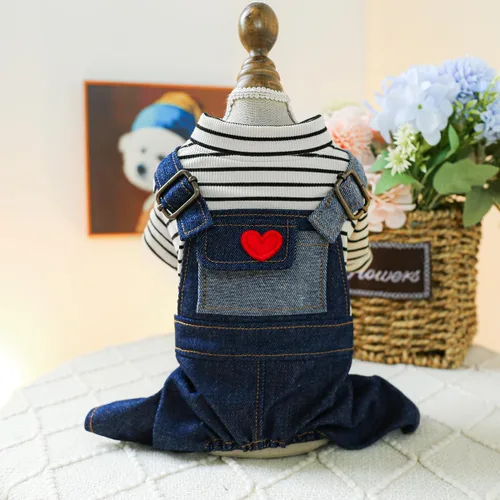 Vista 13 de Ropa para perros, camisas a cuadros de dibujos animados, overol de verano elegante para perros pequeños, overol con pechera para cachorros, overol
