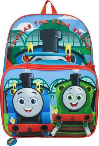 Vista 2 de Thomas & Friends Juego de mochila y lonchera para niños, multicolor, Multicolor, Mochilas tradicionales