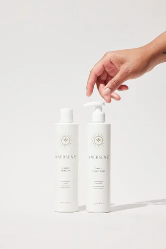 Vista 3 de Innersense Organic Beauty - Baño de cabello natural claro + calmante hipoalergénico Clarity + dúo de acondicionador Cuidado del cabello no tóxico
