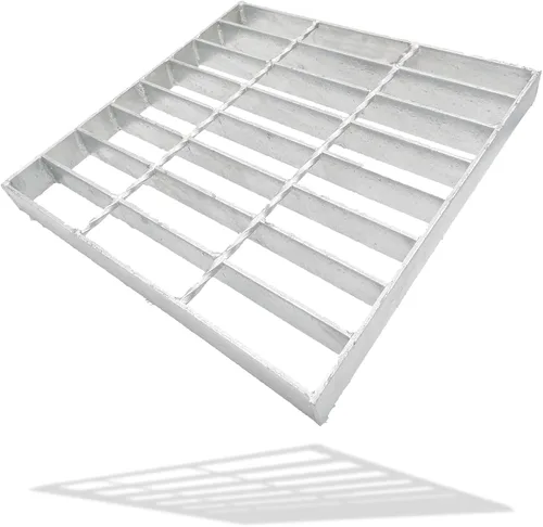 Vista 28 de Rejilla de Drenaje de Acero Galvanizado 9x9 pulgadas para Cuenca de Captura NDS, Rejilla de Drenaje para Calle de 8.9x8.9 Pulgadas de Clase B
