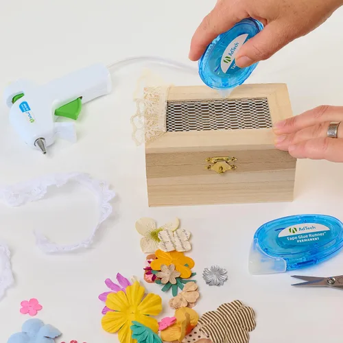 Vista 9 de AdTech 05674 - Recambios de cinta permanente para manualidades, 8 unidades, transparente