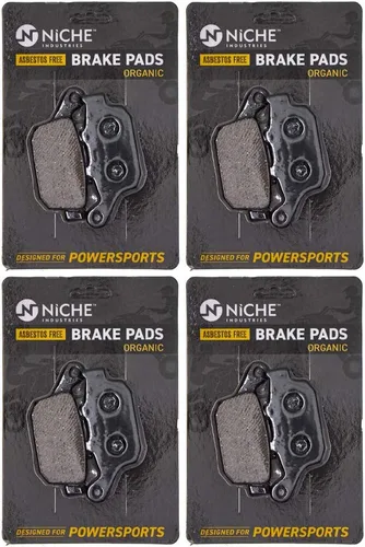 Vista 7 de NICHE Juego de pastillas de freno para Kawasaki Z800 Triumph Sprint Speed Four Bonneville T2020602 trasero orgánico