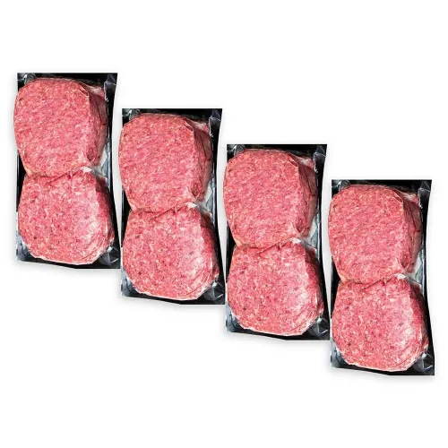 Vista 2 de Nebraska Star Beef Empanadas de carne molida Prestige Angus de 1/2 lb (8 empanadas de 1/2 libra)..