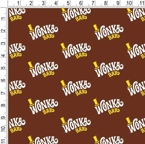 Vista 3 de Willy Wonka and the Chocolate Factory Wonka - Envoltura de regalo con logotipo de bar Wonka