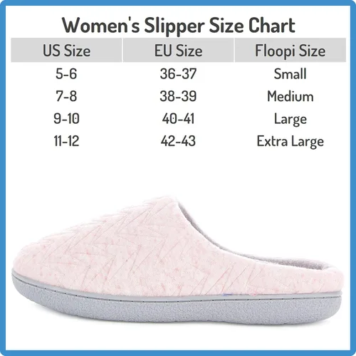 Vista 4 de Floopi Pantuflas para mujer, para interiores y exteriores, piel de sherpa sintética, con forro polar cálido, con espuma viscoelástica