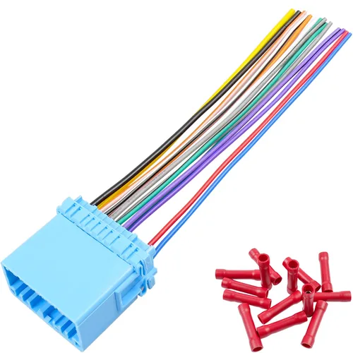 Vista 8 de Adaptador de arnés de cableado de radio femenino, reemplazo del conector de arnés de cable estéreo para automóvil para Acura 2001-2005 y Honda
