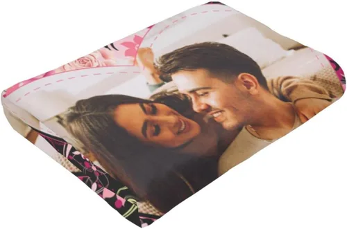 Vista 5 de Manta de fotos personalizada con texto fotográfico, mantas personalizadas, regalos personalizados para cumpleaños, aniversario, graduación
