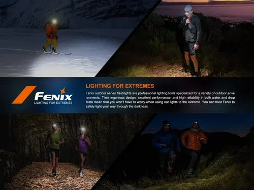 Vista 16 de fenix HM65R-T v2.0 Nebula recargable ligero para correr, al aire libre, trabajo y linterna profesional