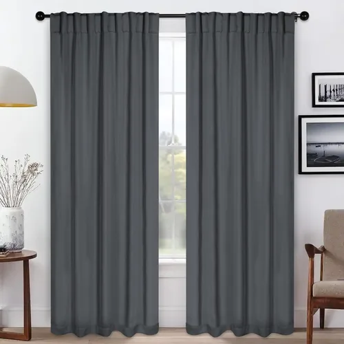 Vista 213 de Superior Cortinas Opacas, Oscurecimiento de Habitación, Dormitorio, Cortinas, Cocina, Acentos de Ventana de Sala de Estar, Bloqueo Solar, Térmico