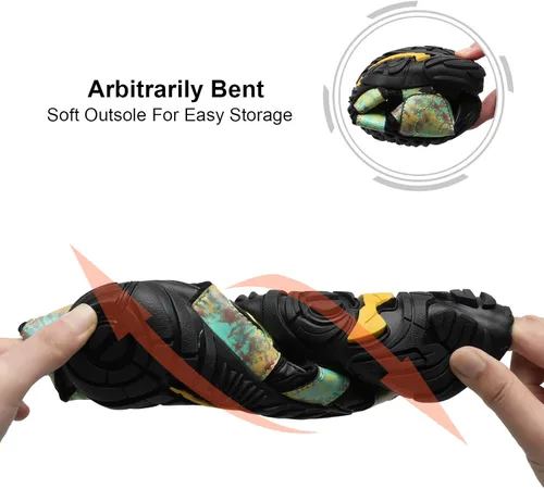 Vista 7 de JIASUQI Zapatos de agua atléticos para senderismo, sandalias deportivas para natación, zapatos para caminar para mujeres y hombres