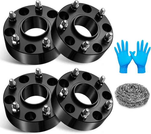 Vista 9 de BDFHYK 6x139.7mm Separadores de Rueda 1 Pulgada 6x5.5 Separador de Rueda Central Compatible con Ram 1500 2019-2024, Adaptadores de Rueda Forjados