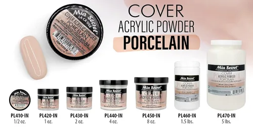Vista 2 de Cover Porcelain Acylic Powder Mia Secret (1 oz)