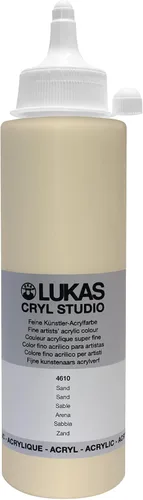 Vista 28 de Lukas CRYL Studio Artist - Pintura acrílica para artistas, Alizarín Carmesí, botella de 250 ml - Pinturas acrílicas de alto pigmento para pintar