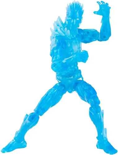 Vista 4 de Hasbro Marvel Legends Series - Figura de acción de Iceman de 6 pulgadas, diseño prémium, 1 figura, 2 accesorios y 2 piezas de construcción