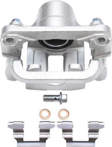 Vista 6 de Detroit Axle - Pastillas de cerámica traseras de repuesto de pinza de freno derecha para Infiniti G35 Nissan 350Z Murano Quest - Juego de 3 piezas