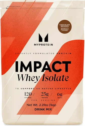 Vista 17 de Myprotein Impact aislado de proteína de suero, 1 kg (40 porciones) Vainilla helado, 22g de proteína, 3.5g de glutamina y 4.5g de BCAA por porción