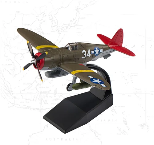 Vista 9 de B-17 Flying Fortress - Aviones fundidos a presión a escala 1/144, modelo de avión de metal pesado para coleccionista, entusiasta de la aviación