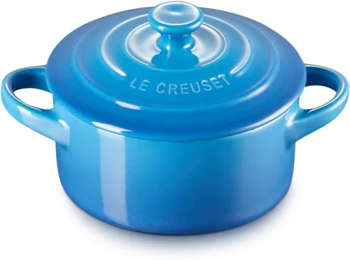 Vista 18 de Le Creuset Mini Cocotte redonda de gres, 237 ml, alcachofa