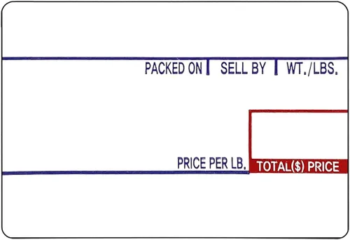 Vista 11 de VisionTechShop LST-801B, 58 x 40 mm (2.283" x 1.575"), UPC, 700 por rollo, 12 rollos/caja, en blanco