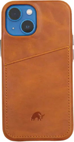 Vista 22 de Funda de cartera de cuero artesanal premium Bullstrap para iPhone 13 Ajuste impecable sin volumen y almacenamiento seguro de tarjetas Funda