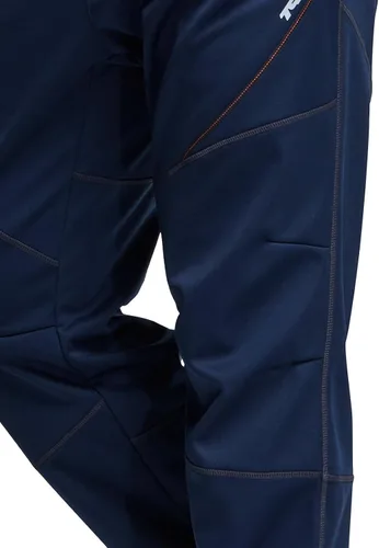 Vista 8 de TSLA Pantalones de ciclismo térmicos a prueba de viento para hombre, pantalones de ciclismo con forro polar, pantalones de ciclismo para exteriores