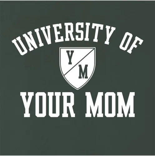 Vista 61 de Go All Out University of Your Mom - Sudadera con cuello redondo para hombre