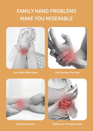 Vista 3 de Guantes robóticos de rehabilitación de terapia de calor para accidente cerebrovascular, hemiplejia, recuperación de manos, guante de robot calentado