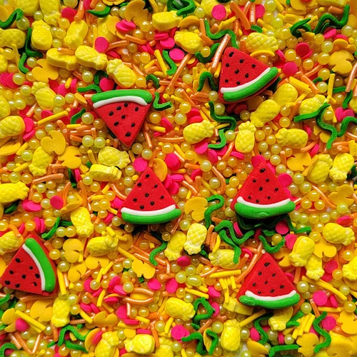 Vista 13 de Homankit Gránulos de dulces de sirena para hornear, postre, magdalenas, decoración de pasteles, estrella de mar, concha de mar, perla y sirena Azul