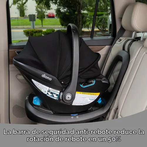 Vista 4 de Diono LiteClik30 RXT SafePlus Asiento de Coche Infantil y Base, Orientado hacia Atrás para Bebés de 4 a 13.6 kg, Ingeniería SafePlus, con Inserción