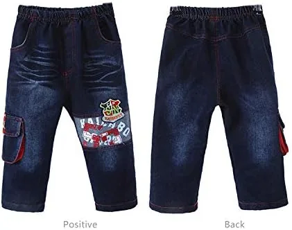 Vista 5 de Yao 1T-5T - Ropa de niño pequeño, conjuntos de ropa de otoño para bebé, 3 piezas, chaleco de mezclilla, sudaderas con capucha de algodón, jeans