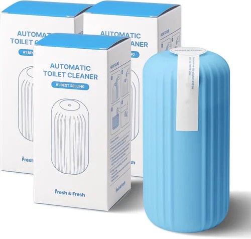 Vista 15 de Fresh & Fresh Limpiadores automáticos para inodoros (verde bosque) – 1 botella (hasta 2500 descargas/botella), limpiador de inodoro comercial
